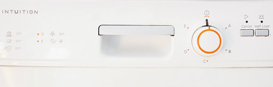 Dishwasher dashboard